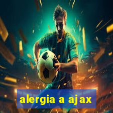 alergia a ajax